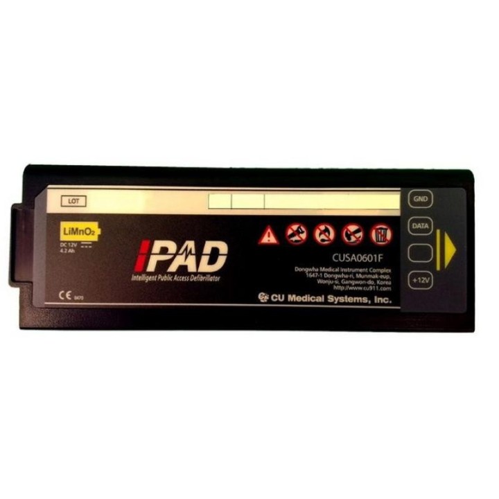 BATT DEFIBRILATEUR CU MEDICAL I-PAD 12V 4.2AH - ORIGINE