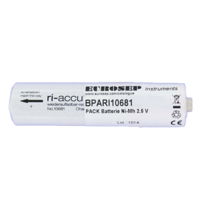 Batterie Riester pour poignée de laryngoscope NiMH ri-accu 10681