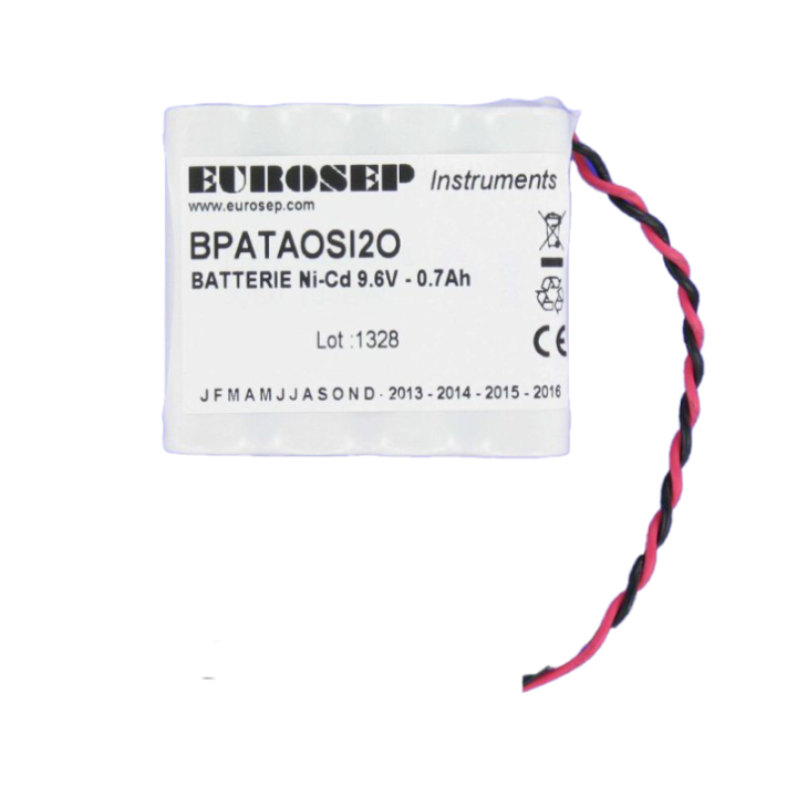 BATT RESP. TAEMA OSIRIS 1/2 9,6V 0,7AH - ORIGINE
