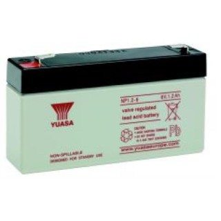 Batterie plomb étanche NP1.2-6 Yuasa 6V 1.2ah