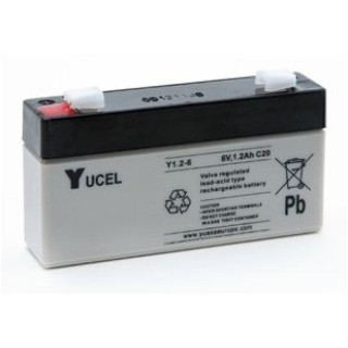 BATTERIE PLOMB YUCEL/YUASA Y1.2-6FR