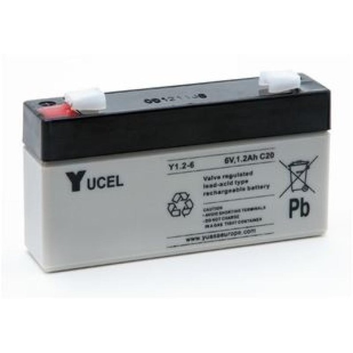 BATTERIE PLOMB YUCEL/YUASA Y1.2-6FR