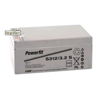 BATTERIE PLOMB SONNENSCHEIN EXIDE S312/3.2S