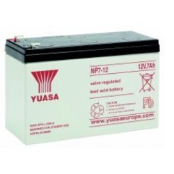 BATTERIE PLOMB YUASA NP7-12-4,8MM