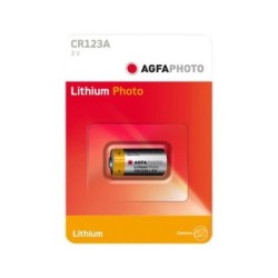 PILE 3V CR123A LITHIUM AGFA