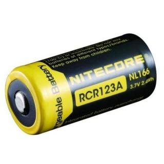 PILE CR123A LITHIUM RECHARGEABLE NITECORE NL166