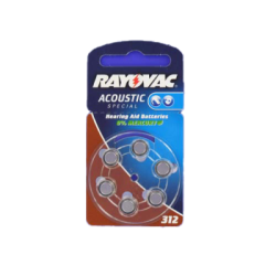 PILE BOUTON V1312 ZINC-AIR RAYOVAC