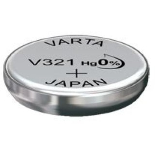 PILE BOUTON V321 OXYDE ARGENT VARTA