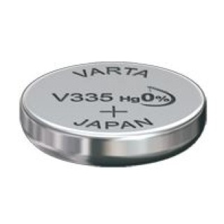 PILE BOUTON V335 OXYDE ARGENT VARTA