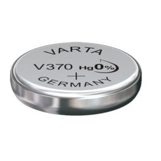 PILE BOUTON V370 OXYDE ARGENT VARTA