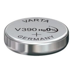 PILE BOUTON V390 OXYDE ARGENT VARTA