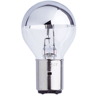 24V 60W BA20D C ARGENTEE