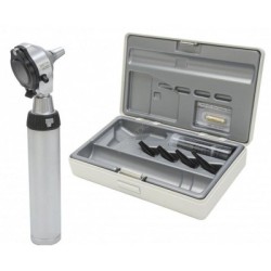Trousse Otoscope BETA 400 LED F.O. - BETA4 USB Poignée rechargeable + Câble USB + Bloc d’alimentation enfichable