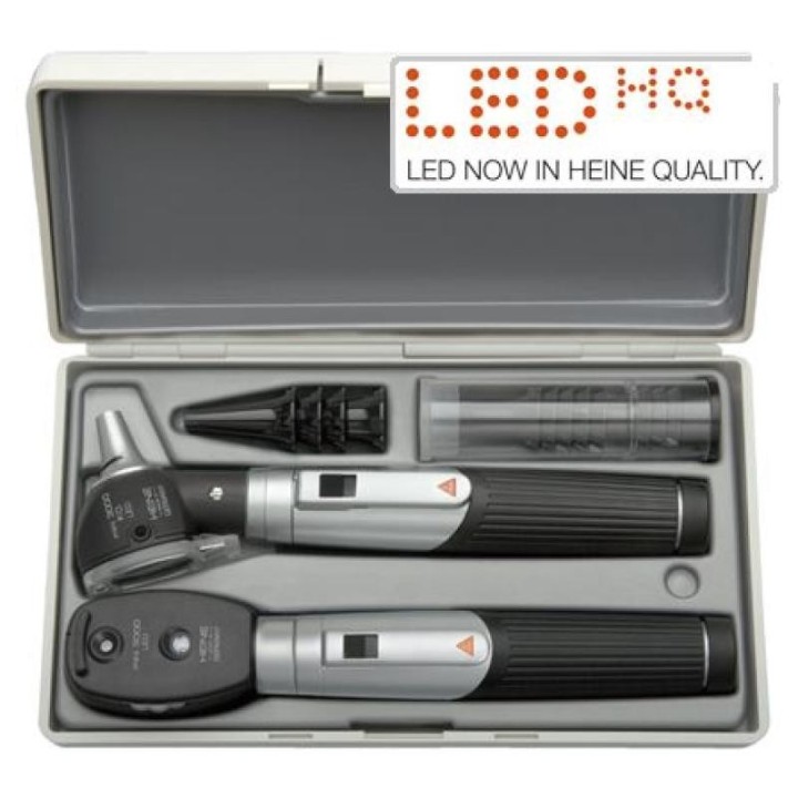TROUSSE OTOSCOPE F.O./OPHTALMOSCOPE MINI3000 LED - D-886.11.021