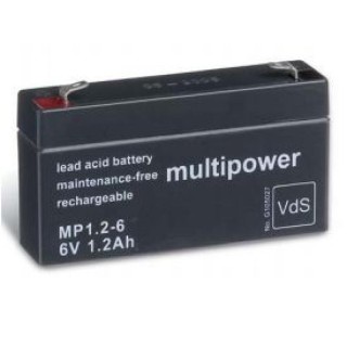 Batterie Multipower au Plomb 6V 1,2Ah MP1,2-6