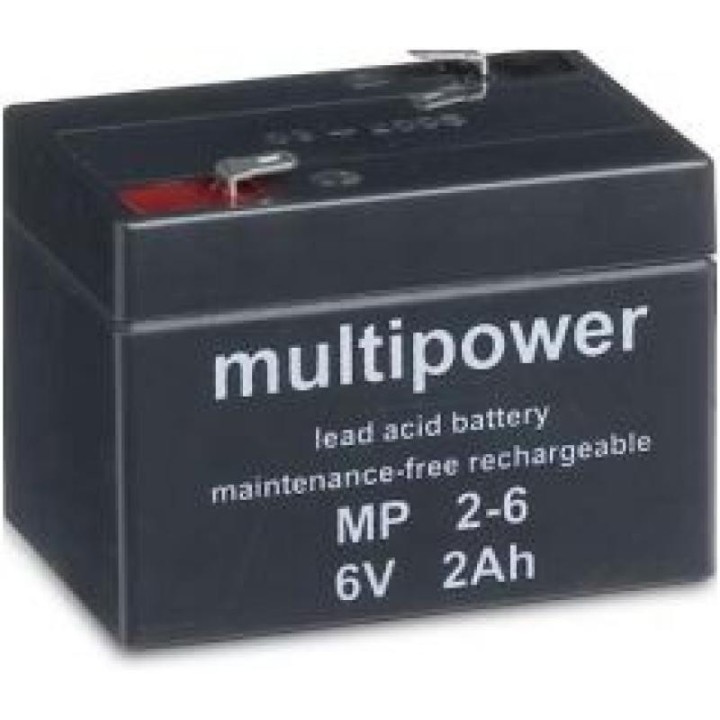 BATTERIE 6V 2,0A/H MULTIPOWER MP2-6