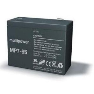 BATTERIE 6V 7,0A/H MULTIPOWER MP7-6S