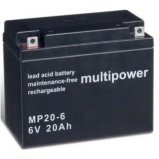 BATTERIE 6V 20A/H MULTIPOWER MP20-6