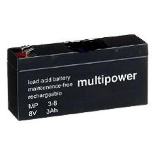 BATTERIE 8V 3,0A/H MULTIPOWER MP3.0-8