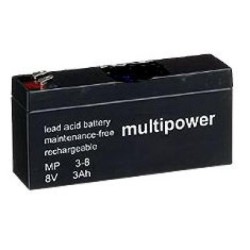 BATTERIE 8V 3,0A/H MULTIPOWER MP3.0-8