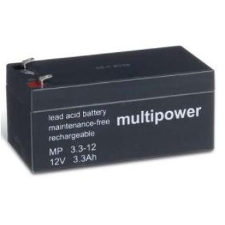 BATTERIE 12V 3,3A/H MULTIPOWER MP3,3-12