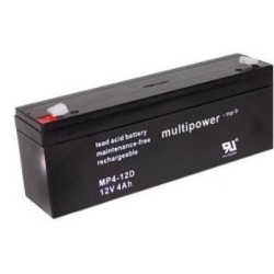 BATTERIE 12V 4.0A/H MULTIPOWER MP4-12D