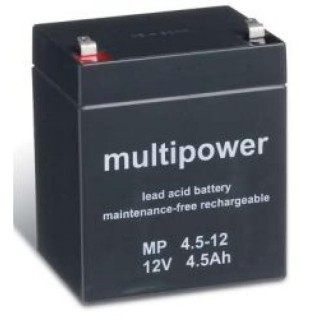 BATTERIE 12V 4,5A/H MULTIPOWER MP4,5-12