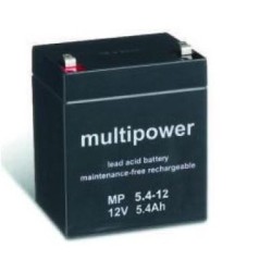 BATTERIE 12V 5.4A/H MULTIPOWER MP5.4-12