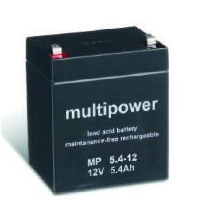 BATTERIE 12V 5.4A/H MULTIPOWER MP5.4-12