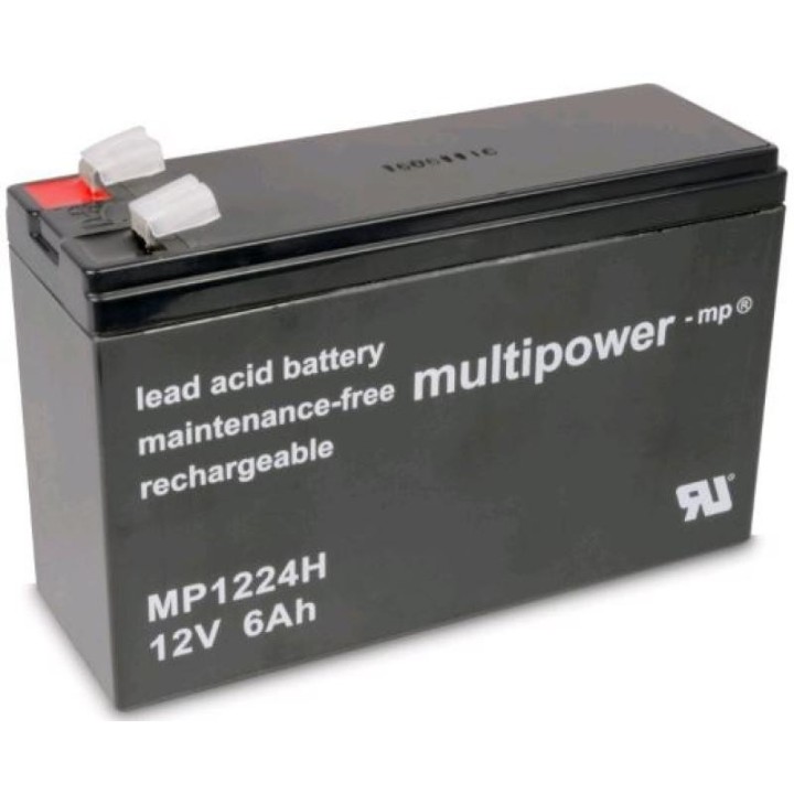 BATTERIE 12V 6.0A/H MULTIPOWER MP1224H