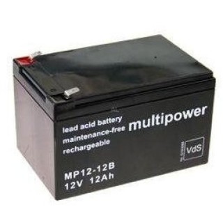 BATTERIE 12V 12A/H MULTIPOWER MP12-12B