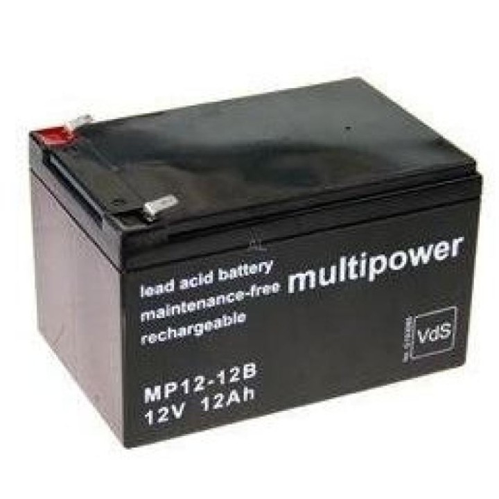 BATTERIE 12V 12A/H MULTIPOWER MP12-12B