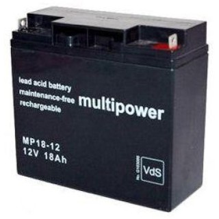 BATTERIE 12V 18A/H MULTIPOWER MP18-12