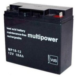BATTERIE 12V 18A/H MULTIPOWER MP18-12