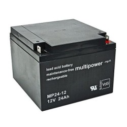 BATTERIE 12V 24A/H MULTIPOWER MP24-12