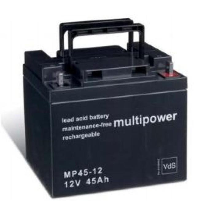 BATTERIE 12V 45A/H MULTIPOWER MP45-12