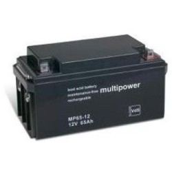 BATTERIE 12V 65A/H MULTIPOWER MP65-12