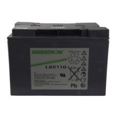 Batterie plomb AGM MARATHON L6V110 6V 112Ah M8-M