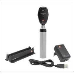 Kit Ophtalmoscope BETA 200S - BETA4 USB Poignée rechargeable + Câble USB + Bloc d’alimentation enfichable